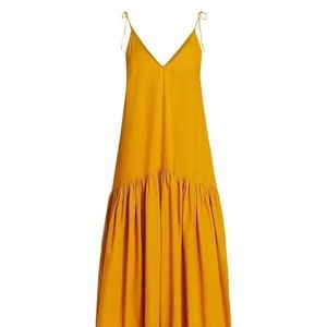 S/W/F Drop-Waist Tiered Maxi Dress
